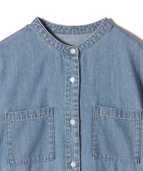 SHIPS / シップス ロング・マキシ丈ワンピース | 〈洗濯機可能〉ライトオンス デニム ウエスト 切替 ワンピース | 詳細13