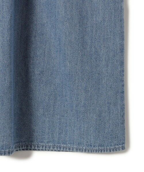 SHIPS / シップス ロング・マキシ丈ワンピース | 〈洗濯機可能〉ライトオンス デニム ウエスト 切替 ワンピース | 詳細16