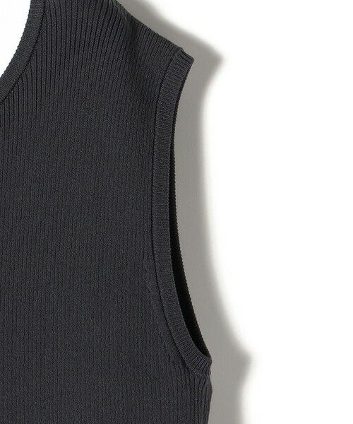 SHIPS / シップス ロング・マキシ丈ワンピース | 〈手洗い可能〉コットン リブ ノースリーブ × 布帛 スカート ワンピース | 詳細11