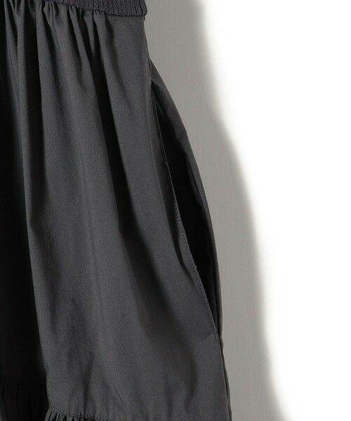 SHIPS / シップス ロング・マキシ丈ワンピース | 〈手洗い可能〉コットン リブ ノースリーブ × 布帛 スカート ワンピース | 詳細13