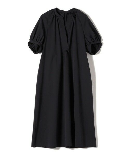 SHIPS / シップス ロング・マキシ丈ワンピース | 〈手洗い可能〉RENU ソフト タイプライター ギャザー ワンピース | 詳細1