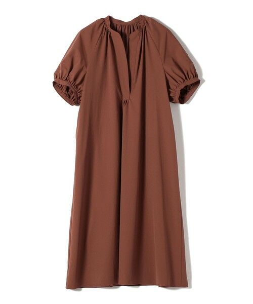 SHIPS / シップス ロング・マキシ丈ワンピース | 〈手洗い可能〉RENU ソフト タイプライター ギャザー ワンピース | 詳細15