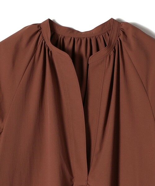 SHIPS / シップス ロング・マキシ丈ワンピース | 〈手洗い可能〉RENU ソフト タイプライター ギャザー ワンピース | 詳細19