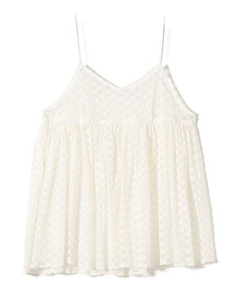 SHIPS / シップス チュニック | 〈手洗い可能〉フラワー チュール 刺繍 チュニック ワンピース | 詳細13