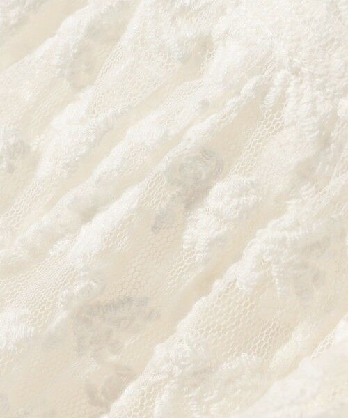 SHIPS / シップス チュニック | 〈手洗い可能〉フラワー チュール 刺繍 チュニック ワンピース | 詳細14