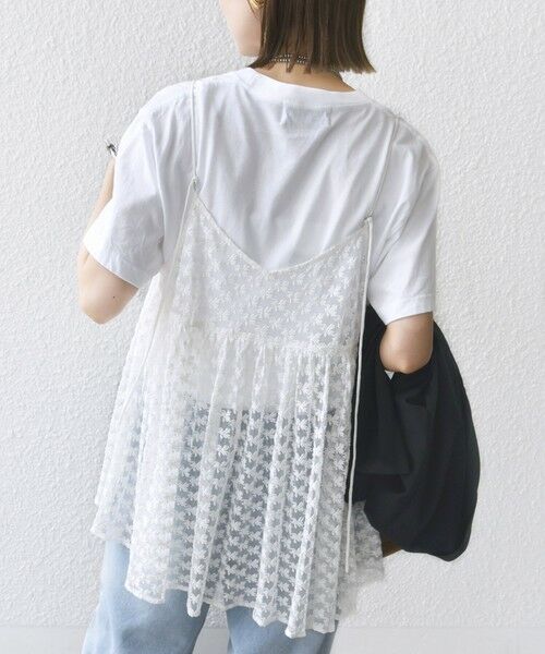 SHIPS / シップス チュニック | 〈手洗い可能〉フラワー チュール 刺繍 チュニック ワンピース | 詳細6