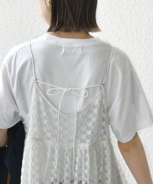 SHIPS / シップス チュニック | 〈手洗い可能〉フラワー チュール 刺繍 チュニック ワンピース | 詳細9