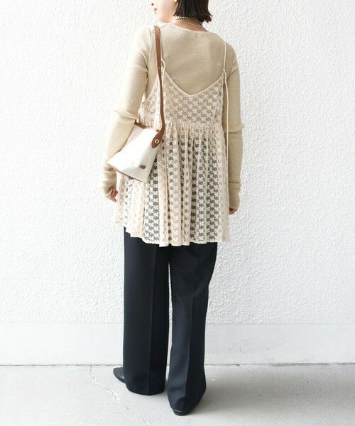 SHIPS / シップス チュニック | 〈手洗い可能〉フラワー チュール 刺繍 チュニック ワンピース | 詳細17