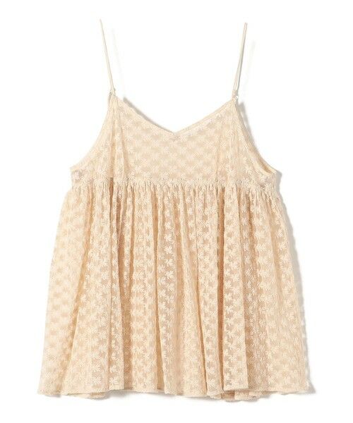 SHIPS / シップス チュニック | 〈手洗い可能〉フラワー チュール 刺繍 チュニック ワンピース | 詳細24