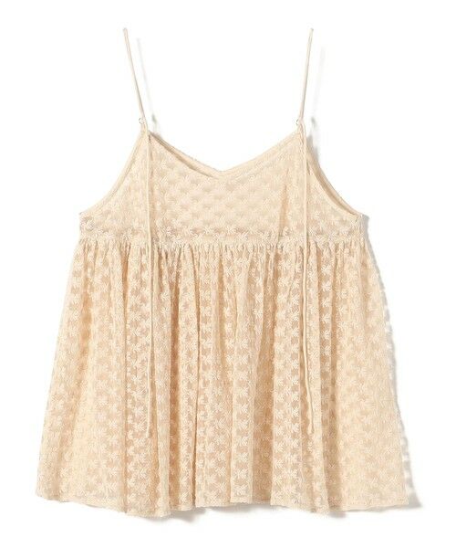 SHIPS / シップス チュニック | 〈手洗い可能〉フラワー チュール 刺繍 チュニック ワンピース | 詳細25