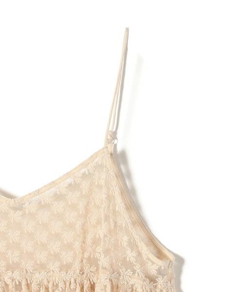 SHIPS / シップス チュニック | 〈手洗い可能〉フラワー チュール 刺繍 チュニック ワンピース | 詳細27