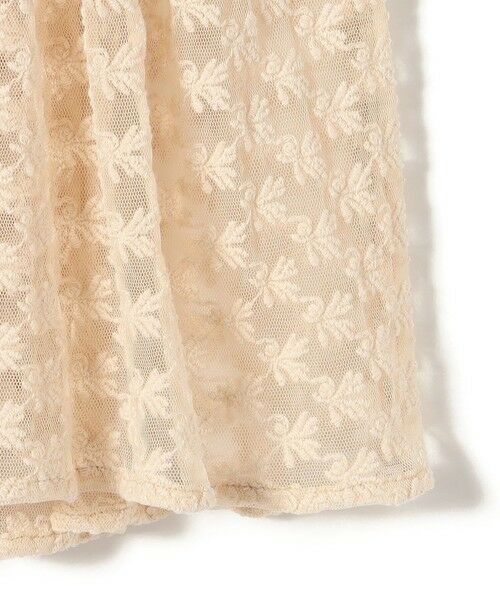 SHIPS / シップス チュニック | 〈手洗い可能〉フラワー チュール 刺繍 チュニック ワンピース | 詳細28