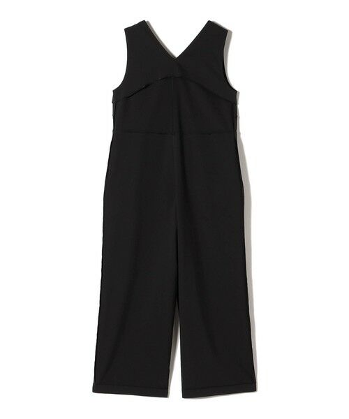 SHIPS / シップス サロペット・オールインワン | little black: 〈洗濯機可能〉ストレッチ ツイル フロント釦  Vネック オールインワン（セレモニー対応可） | 詳細15