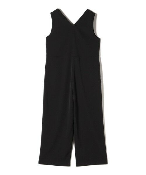SHIPS / シップス サロペット・オールインワン | little black: 〈洗濯機可能〉ストレッチ ツイル フロント釦  Vネック オールインワン（セレモニー対応可） | 詳細8