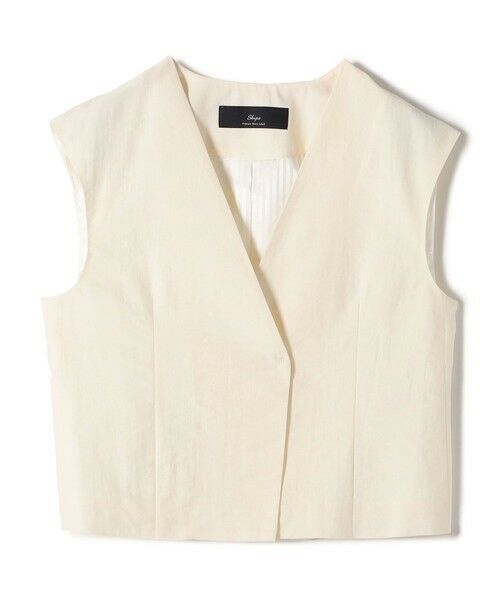 SHIPS for women / シップスウィメン SHIPS Primary Navy Label:〈手洗い可能〉MANTECO ジレ SHIPS Primary Navy Label:〈手洗い可能〉MANTECO ジレ （ベスト