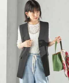 セール】 【L】【接触冷感】【ウォッシャブル】ロングテーラード