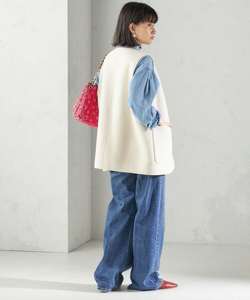 SHIPS / シップス ベスト | 〈手洗い可能〉ボア フリース リバーシブル ベスト | 詳細12