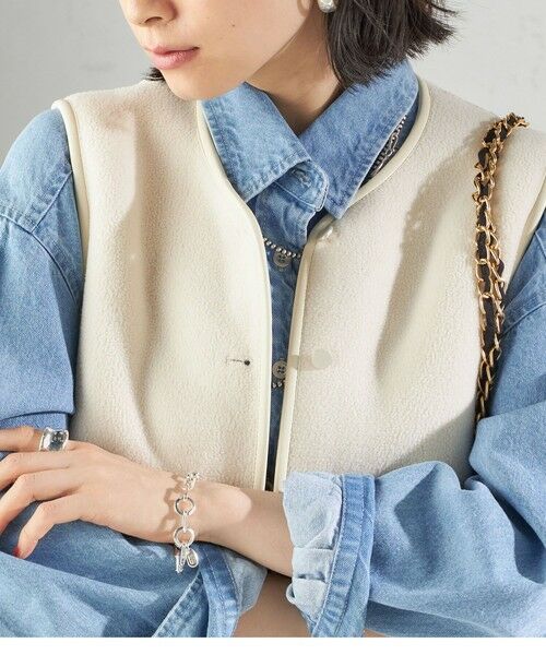 SHIPS / シップス ベスト | 〈手洗い可能〉ボア フリース リバーシブル ベスト | 詳細19