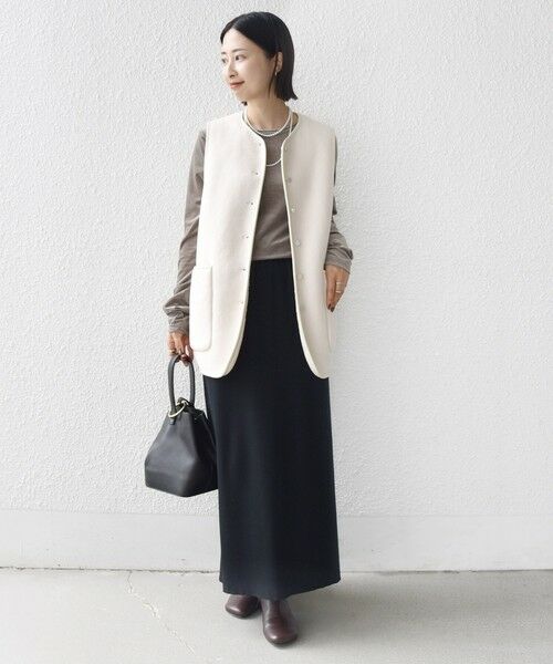 SHIPS / シップス ベスト | 〈手洗い可能〉ボア フリース リバーシブル ベスト | 詳細20