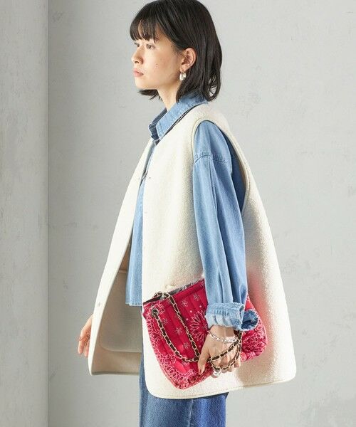 SHIPS / シップス ベスト | 〈手洗い可能〉ボア フリース リバーシブル ベスト | 詳細5