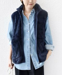 SHIPS / シップス ベスト | 【一部WEB限定 / SHIPS別注】Champion:〈洗濯機可能〉フリース ベスト