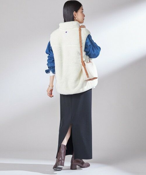 SHIPS / シップス ベスト | 【一部WEB限定 / SHIPS別注】Champion:〈洗濯機可能〉フリース ベスト | 詳細3