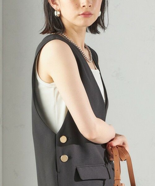 SHIPS / シップス サロペット・オールインワン | 〈手洗い可能〉ハイカウント ダブルクロス オールインワン | 詳細10