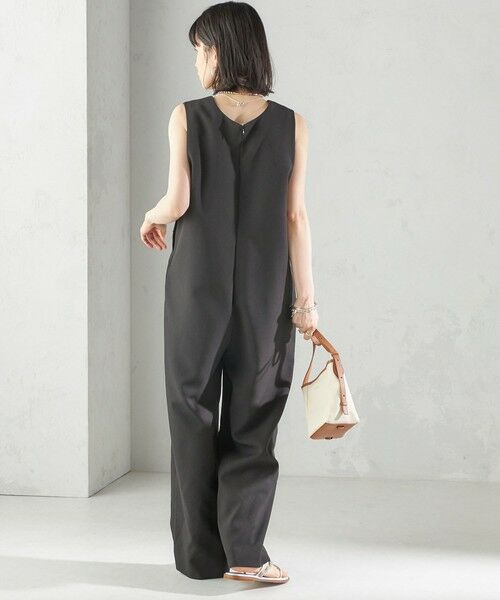 SHIPS / シップス サロペット・オールインワン | 〈手洗い可能〉ハイカウント ダブルクロス オールインワン | 詳細4