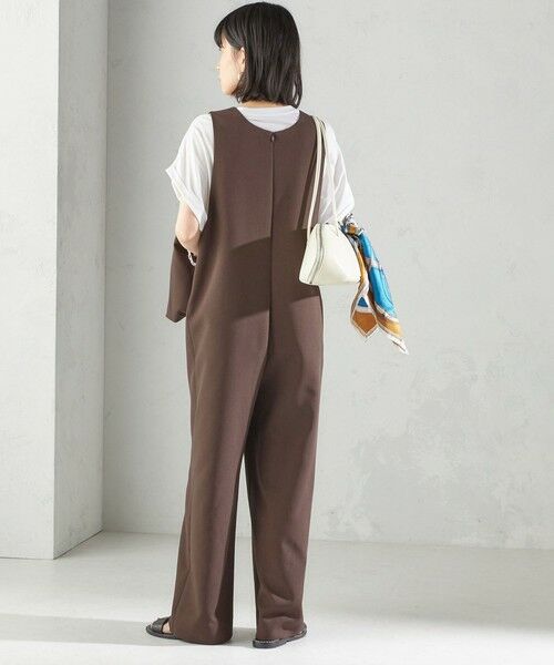 SHIPS / シップス サロペット・オールインワン | 〈手洗い可能〉ハイカウント ダブルクロス オールインワン | 詳細15