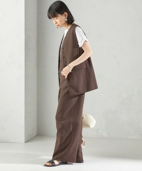 SHIPS / シップス サロペット・オールインワン | 〈手洗い可能〉ハイカウント ダブルクロス オールインワン | 詳細21