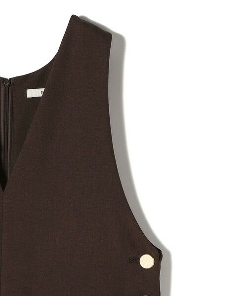 SHIPS / シップス サロペット・オールインワン | 〈手洗い可能〉ハイカウント ダブルクロス オールインワン | 詳細29