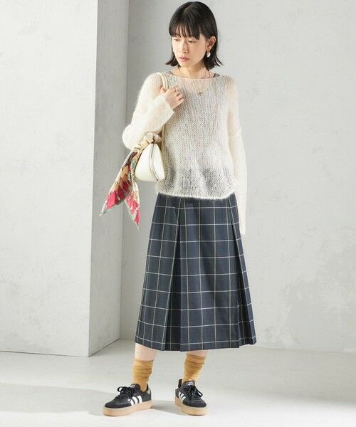 SHIPS / シップス ニット・セーター | モヘヤ メッシュ プルオーバー | 詳細15