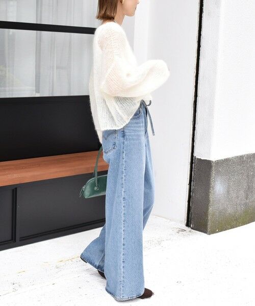 SHIPS / シップス ニット・セーター | モヘヤ メッシュ プルオーバー | 詳細2