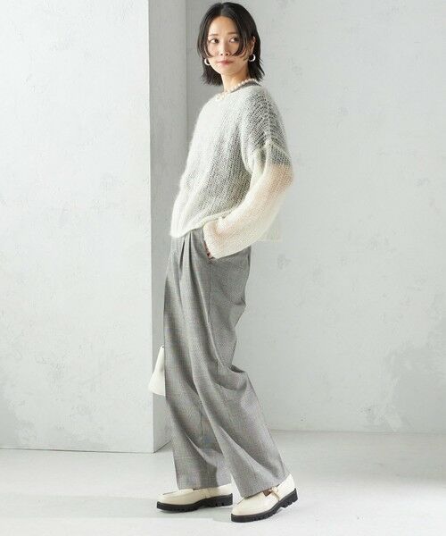 SHIPS / シップス ニット・セーター | モヘヤ メッシュ プルオーバー | 詳細20