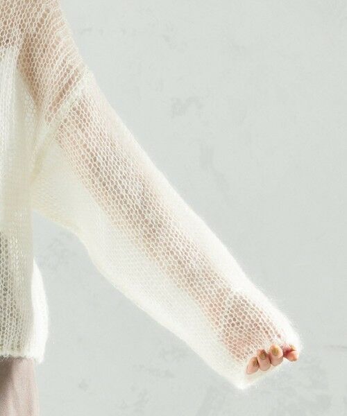SHIPS / シップス ニット・セーター | モヘヤ メッシュ プルオーバー | 詳細26