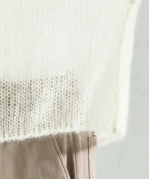 SHIPS / シップス ニット・セーター | モヘヤ メッシュ プルオーバー | 詳細27