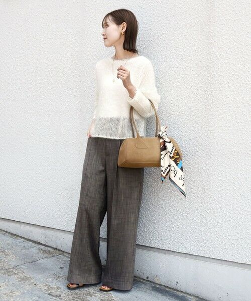 SHIPS / シップス ニット・セーター | モヘヤ メッシュ プルオーバー | 詳細7