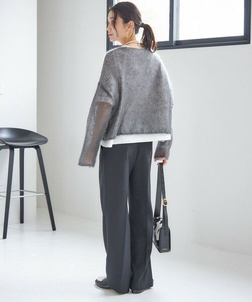 SHIPS / シップス ニット・セーター | モヘヤ メッシュ プルオーバー | 詳細29