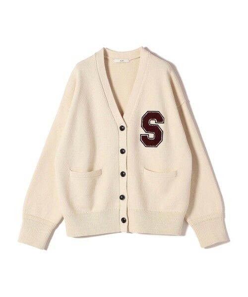 SHIPS / シップス カーディガン・ボレロ | 〈手洗い可能〉サガラ ワッペン レタード カーディガン | 詳細18