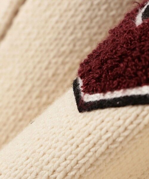 SHIPS / シップス カーディガン・ボレロ | 〈手洗い可能〉サガラ ワッペン レタード カーディガン | 詳細21