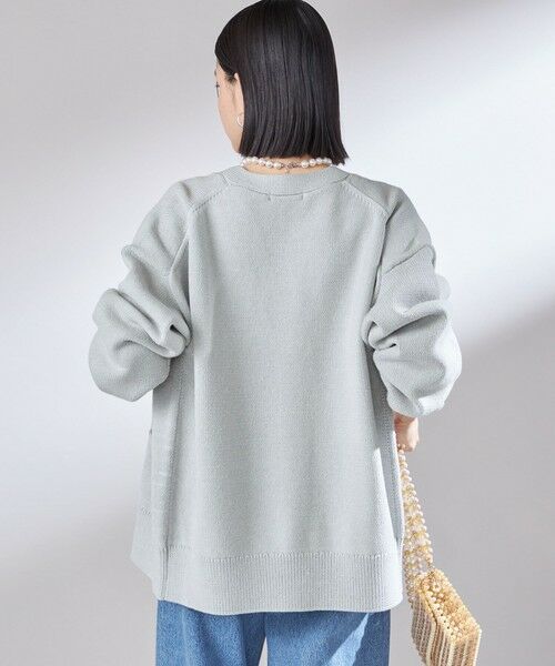 SHIPS / シップス カーディガン・ボレロ | 〈手洗い可能〉サガラ ワッペン レタード カーディガン | 詳細30