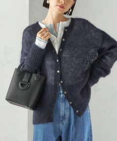 SHIPS / シップス カーディガン・ボレロ | モヘヤ クルーネック カーディガン