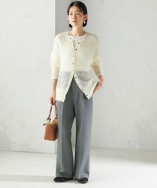 SHIPS / シップス カーディガン・ボレロ | モヘヤ クルーネック カーディガン | 詳細1