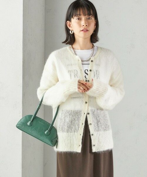 SHIPS / シップス カーディガン・ボレロ | モヘヤ クルーネック カーディガン | 詳細12