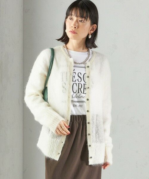 SHIPS / シップス カーディガン・ボレロ | モヘヤ クルーネック カーディガン | 詳細15