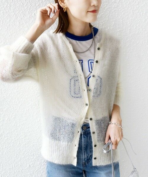 SHIPS / シップス カーディガン・ボレロ | モヘヤ クルーネック カーディガン | 詳細18