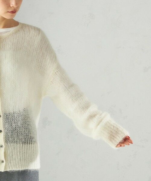 SHIPS / シップス カーディガン・ボレロ | モヘヤ クルーネック カーディガン | 詳細24