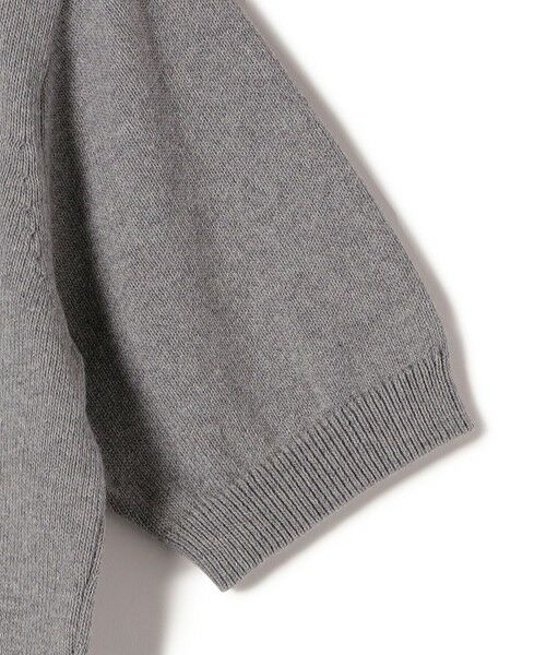 SHIPS / シップス ニット・セーター | 〈手洗い可能〉フラワー ビジュー ショート スリーブ ニット プルオーバー | 詳細14