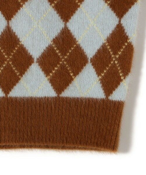 SHIPS / シップス ベスト | 〈手洗い可能〉ディープ Vネック アーガイル ベスト | 詳細19