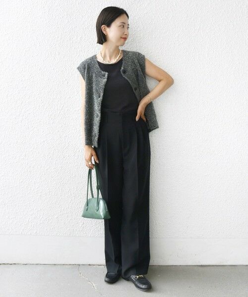 SHIPS / シップス ベスト | 〈手洗い可能〉ラメ ニット ベスト | 詳細1